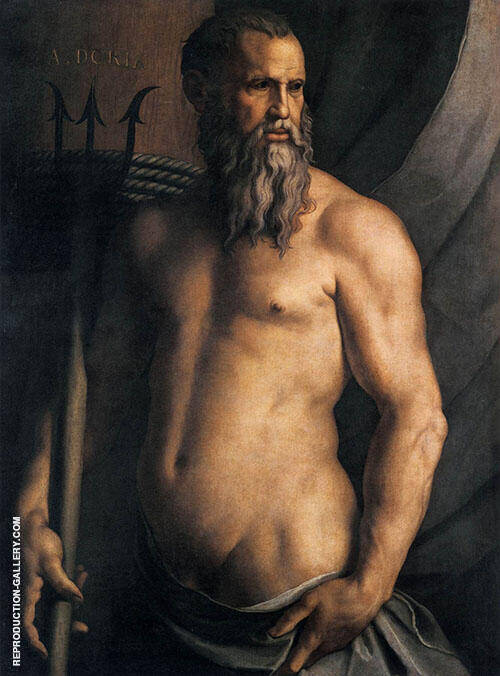 Andrea Doria as Neptune 1550 | Oil Painting Reproduction