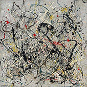 Number 18 1950 By Jackson Pollock (Inspired By)