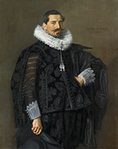 Portrait of Jacob Pietersz Olycan 1596 By Frans Hals