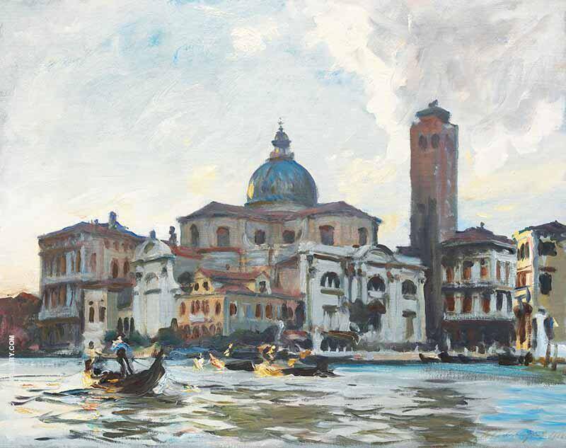 San Geremia, Grand Canal Venice, 1913 | Oil Painting Reproduction