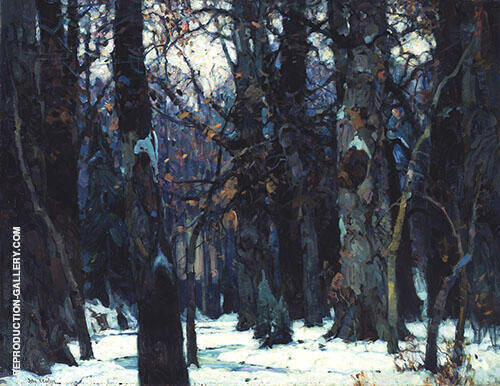 Brooding Silence by John F Carlson | Oil Painting Reproduction