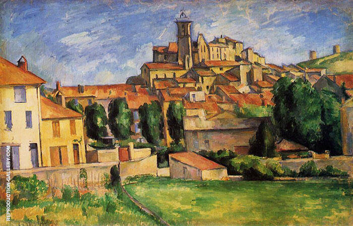 View of Gardanne by Paul Cezanne | Oil Painting Reproduction