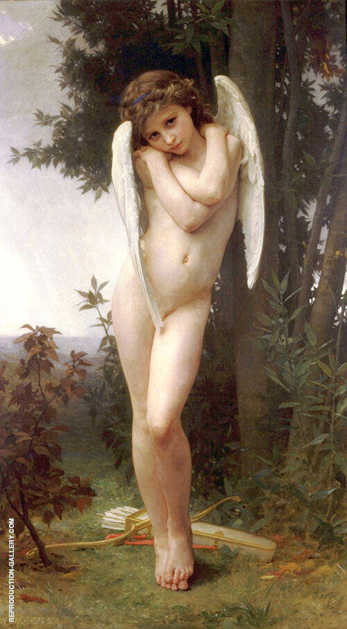 Wet Cupid Painting By William Adolphe Bouguereau Reproduction Gallery