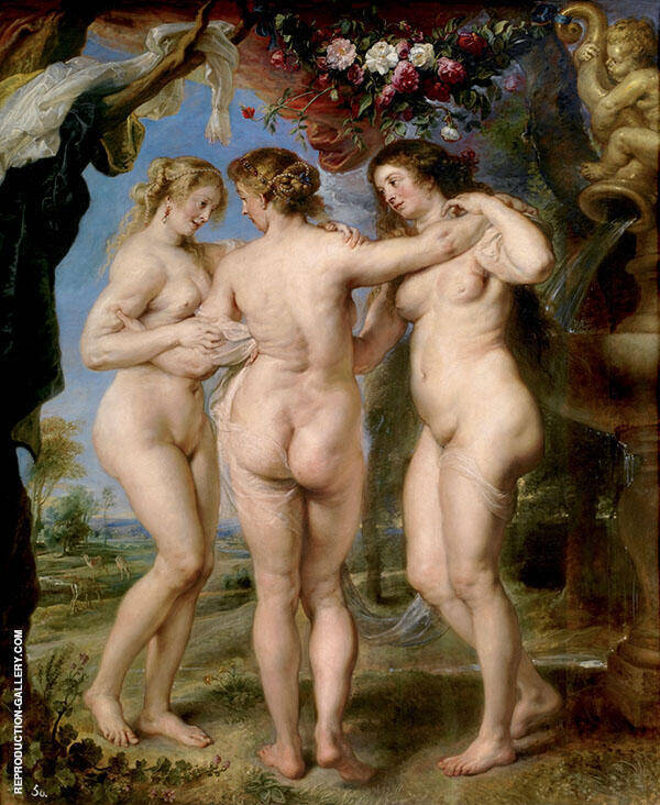 The Three Graces 1630-1635 | Oil Painting Reproduction
