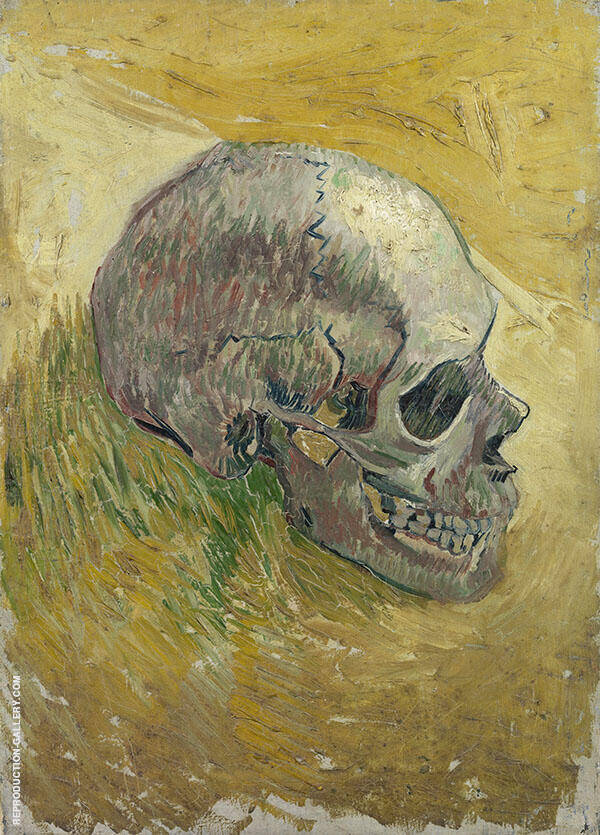 Skull Painting By Vincent van Gogh 