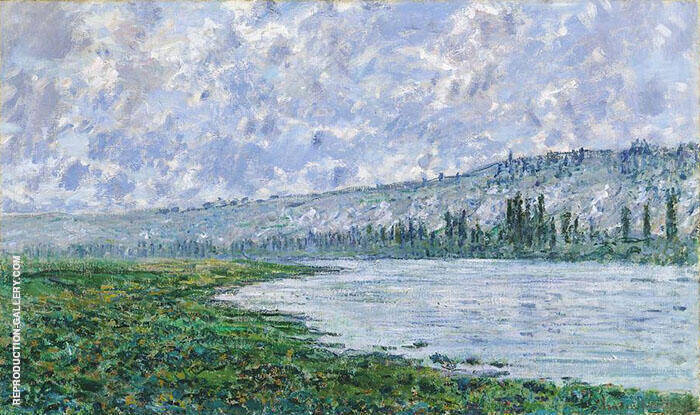 The Seine and the Chaantemesle Hills 1880 | Oil Painting Reproduction