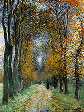 The Avenue 1878 By Claude Monet