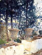 Corfu The Terrace 1909 By John Singer Sargent