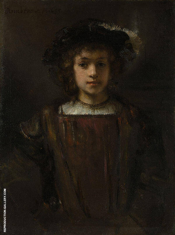 Style of Rembrandt, Rembrandt's Son Titus | Oil Painting Reproduction