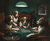 Poker Game 1894 By Cassius Marcellus Coolidge