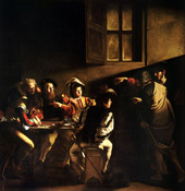 The Calling of St Matthew c1600 By Caravaggio
