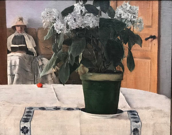 Hortensia by Fernand Khnopff | Oil Painting Reproduction