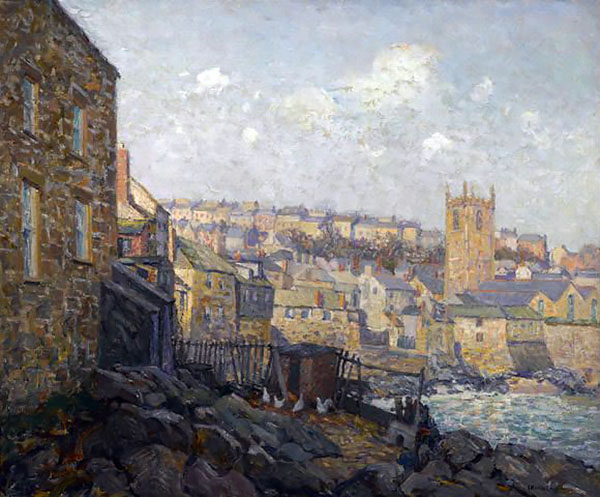 Old St Ives by Wilson H Irvine | Oil Painting Reproduction