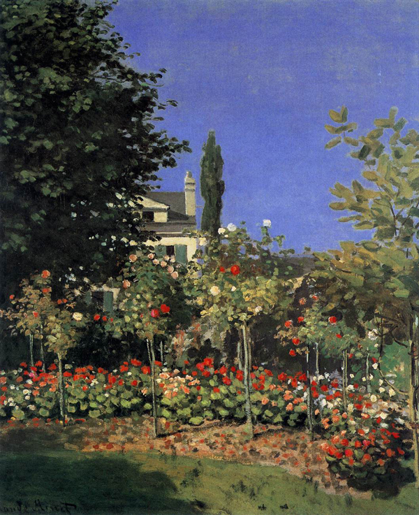Garden in Bloom Sainte Adresse 1886 | Oil Painting Reproduction