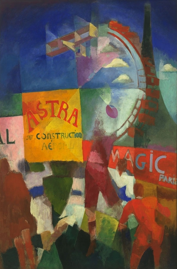 The Cardiff Team 1913 2 by Robert Delaunay | Oil Painting Reproduction