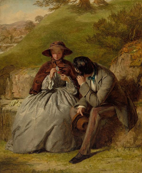 The Lovers 1855 by William Powell Frith | Oil Painting Reproduction