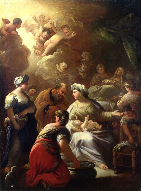 Nativity by Luca Giordano | Oil Painting Reproduction