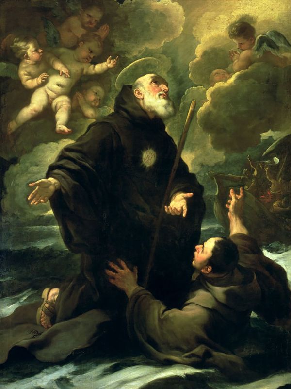 St Francis of Paola by Luca Giordano | Oil Painting Reproduction