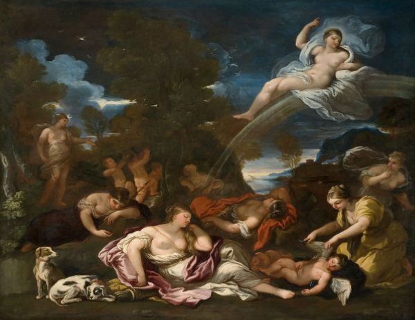 The Disarming of Cupid an Allegory of Chastity | Oil Painting Reproduction