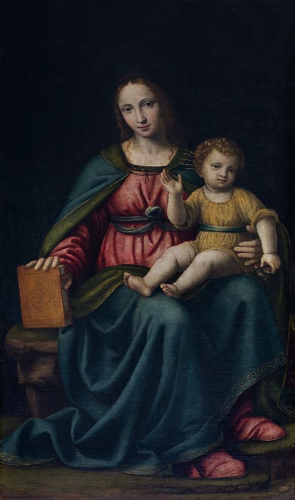 Madonna and Child by Bernardino Luini | Oil Painting Reproduction