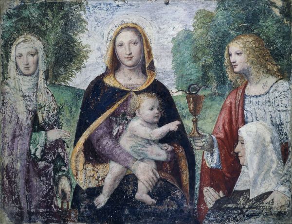 Madonna and Child with Saints | Oil Painting Reproduction