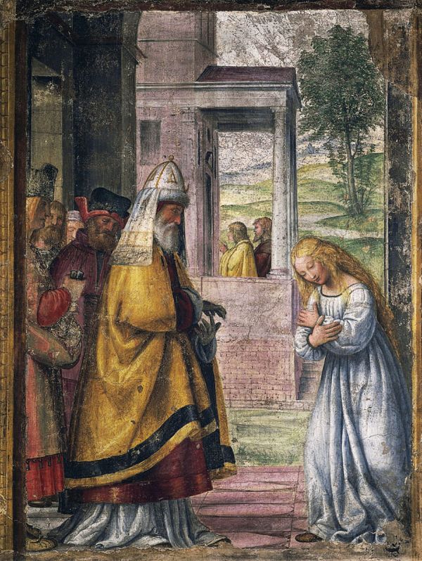 Mary Saying Farewell at the Temple | Oil Painting Reproduction