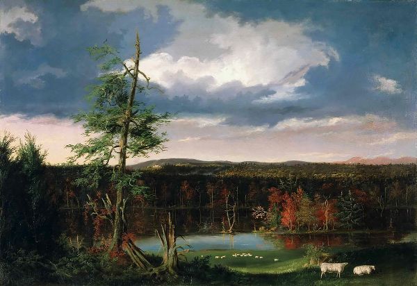 Landscape the Seat of Mr. Featherstonhaugh in the Distance | Oil Painting Reproduction