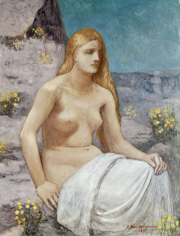 St. Mary Magdalene 1897 by Puvis de Chavannes | Oil Painting Reproduction