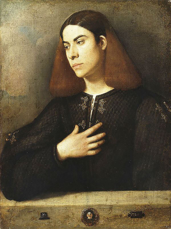 Portrait of a Youth c1510 by Giorgione | Oil Painting Reproduction