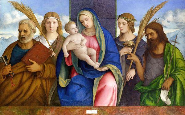 Madonna and Child with Saints | Oil Painting Reproduction