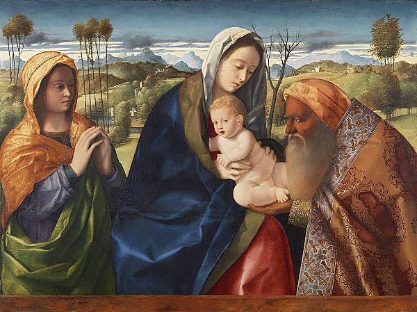 Nunc Dimittis c1505 by Giovanni Bellini | Oil Painting Reproduction