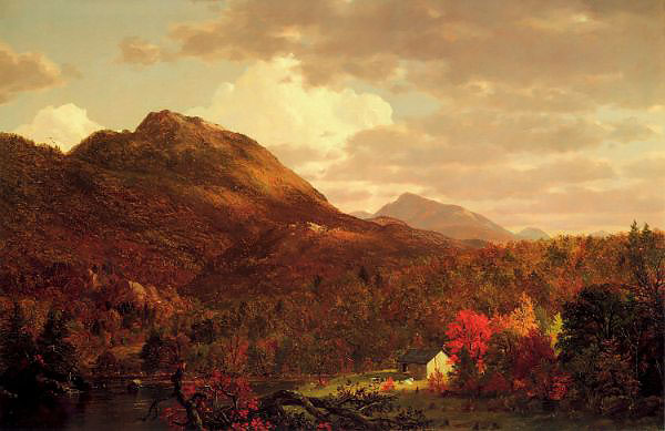 Autumn 1853 by Frederic Edwin Church | Oil Painting Reproduction