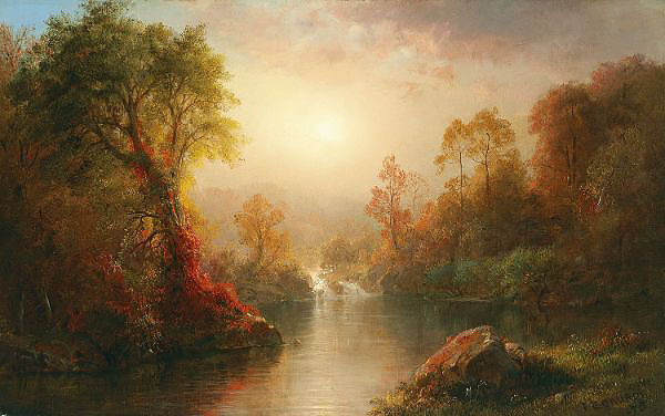 Autumn 1875 by Frederic Edwin Church | Oil Painting Reproduction