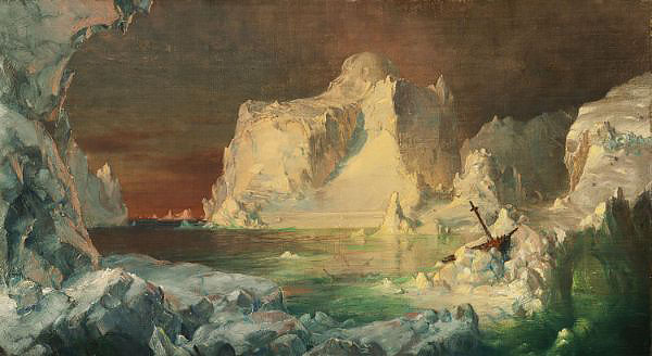 Final Study for the Icebergs 1860 | Oil Painting Reproduction