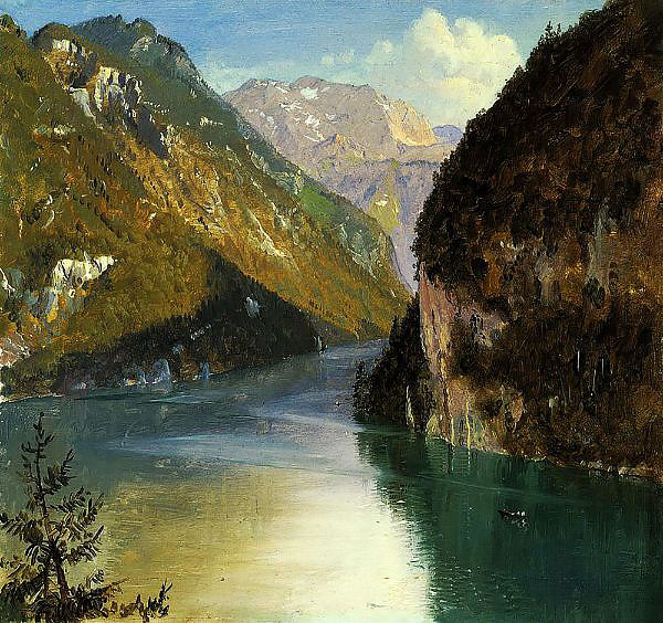 Konigsee 1868 by Frederic Edwin Church | Oil Painting Reproduction