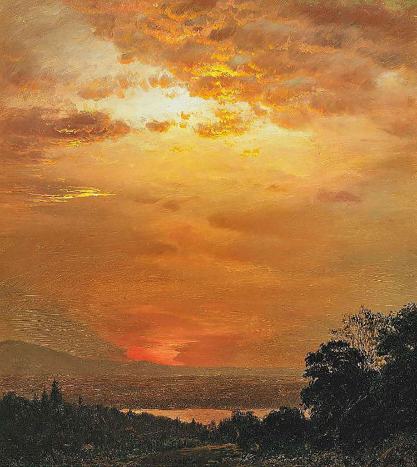 Looking West from Olana 1864 | Oil Painting Reproduction