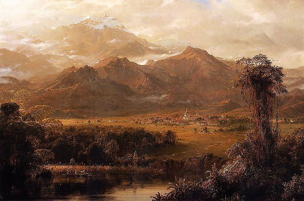 Mountains of Ecuador 1855 | Oil Painting Reproduction