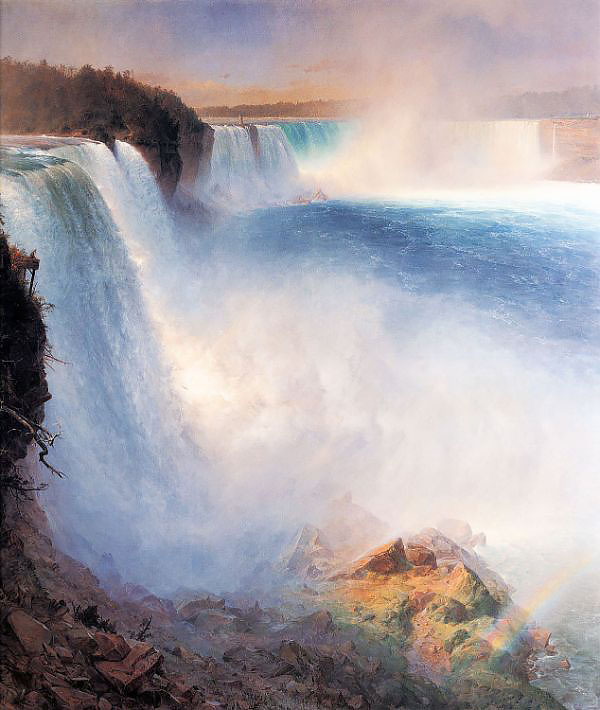 Niagara Falls from the American side 1867 | Oil Painting Reproduction