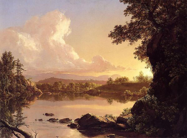 Scene on the Catskill Creek New York 1847 | Oil Painting Reproduction