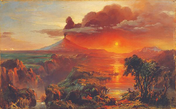 Study for Cotopaxi 1861 | Oil Painting Reproduction