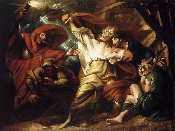 King Lear 1788 by Benjamin West | Oil Painting Reproduction