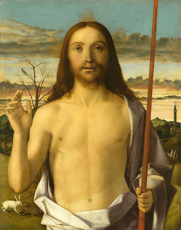 Christ Blessing 1500 by Giovanni Bellini | Oil Painting Reproduction