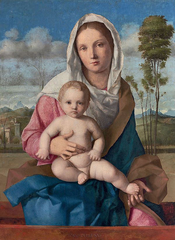 Madonna and Child in a Landscape 1508 | Oil Painting Reproduction