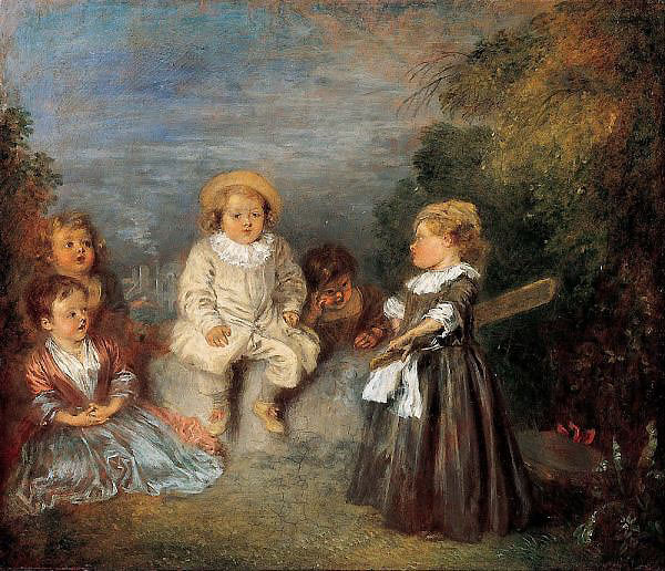 Happy Age Golden Age by Jean Antoine Watteau | Oil Painting Reproduction