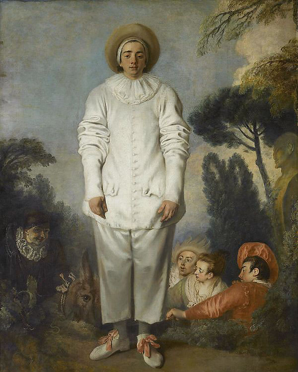 Pierrot by Jean Antoine Watteau | Oil Painting Reproduction