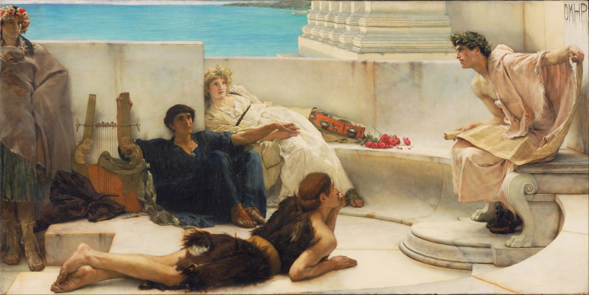 A Reading from Homer 1885 | Oil Painting Reproduction