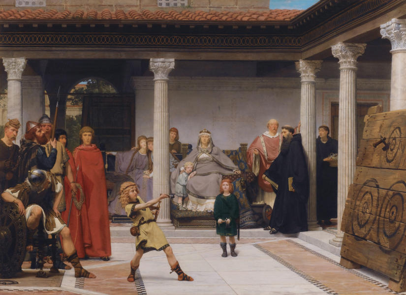 The Education of the Children of Clovis | Oil Painting Reproduction