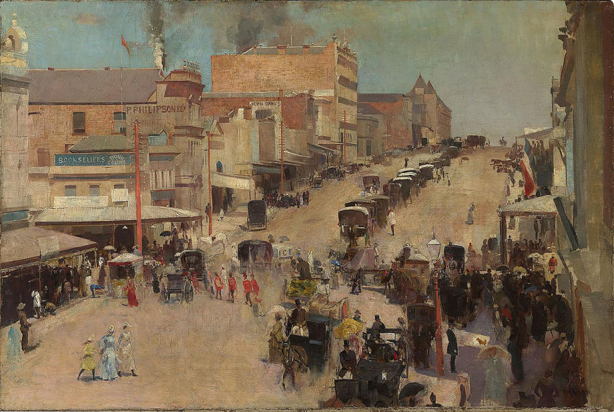 Allegro Con Brio Bourke Street West | Oil Painting Reproduction