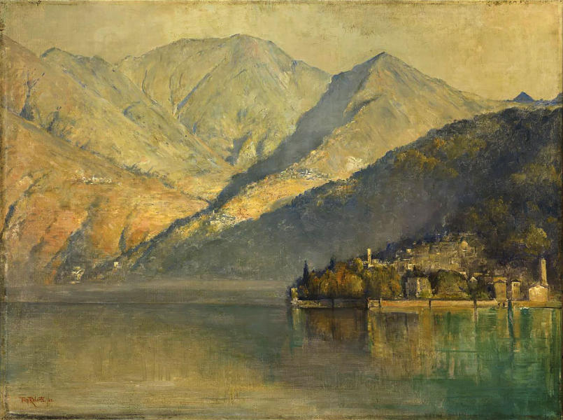 Lake Como 1922 by Tom Roberts | Oil Painting Reproduction