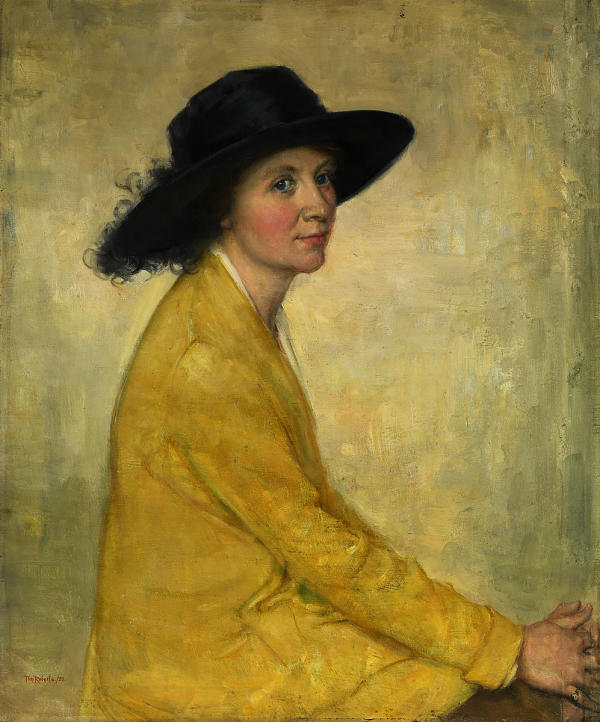 Mrs H G Potter 1922 by Tom Roberts | Oil Painting Reproduction